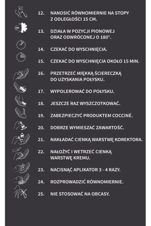 Coccine Forte Shine Cream blizginantiems odiniams batams