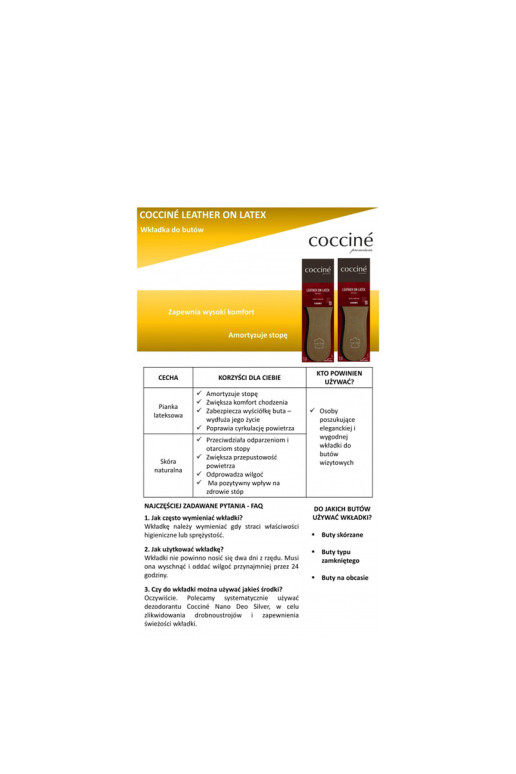 Kokcino oda ant latekso putplasčio vidpadžių