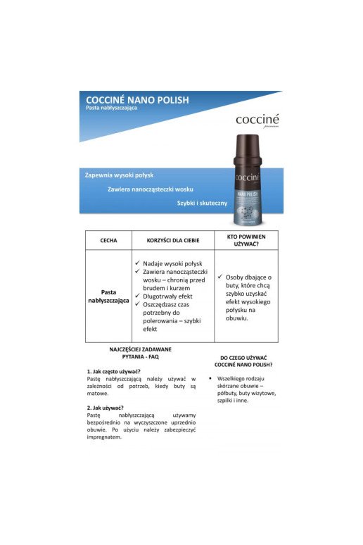 Coccine Nano Polish Gloss Cleaner