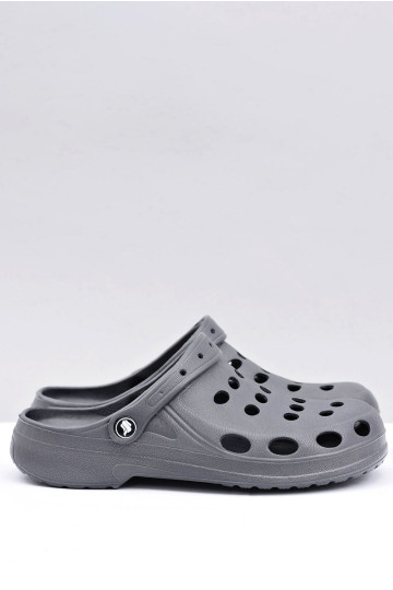 Vyriškos šlepetės sandalai pilkai languoti 2