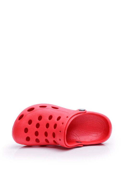 Moteriškos šlepetės raudonos putplasčio EVA