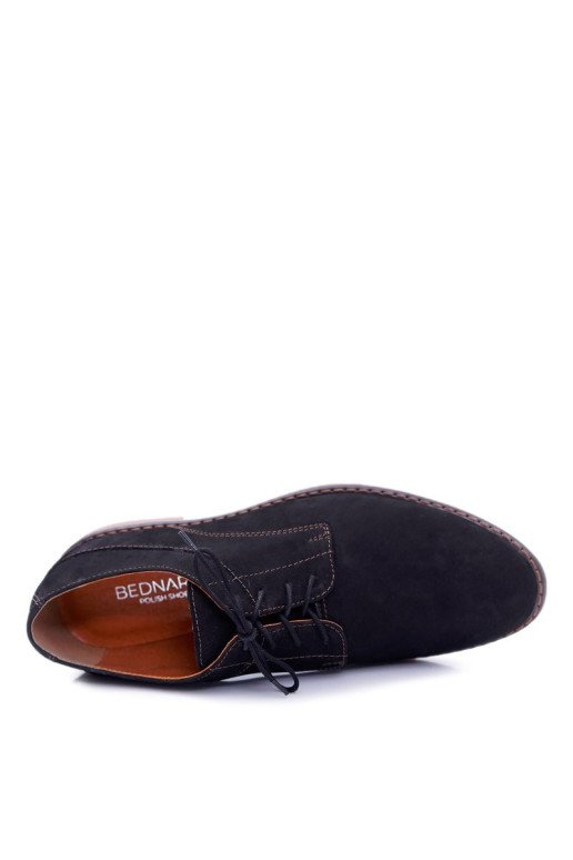 Vyriški batai „Bednarek Nubuck“ 654 juodi