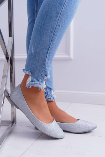 Blizgučiai balerinos Sidabrinė Tiffy 2