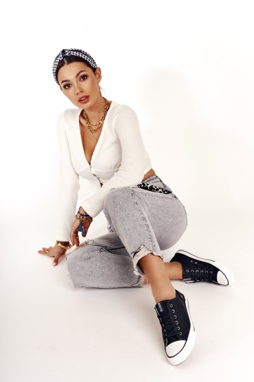 Moteriški klasikiniai žemi sportbačiai Big Star DD274338 juodi