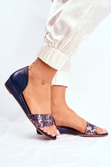 Odiniai Maciejka sandalai 1971-50 tamsiai mėlyni 2