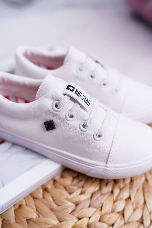 Vaikiški sportbačiai Big Star DD374074 balti