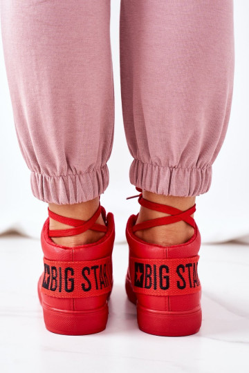 Moteriški izoliuoti sportiniai batai Big Star EE274354 Raudona