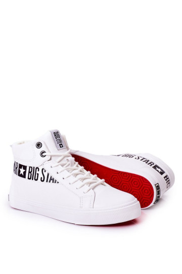 Vyriški „Big Star High“ sportbačiai balti EE174340