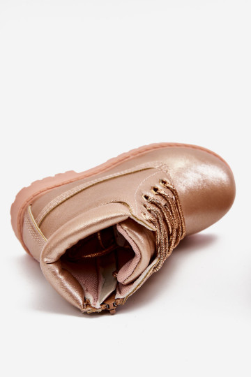 Vaikiški Trappers Batai Šilti Rožinis Auksinis Dexter 2