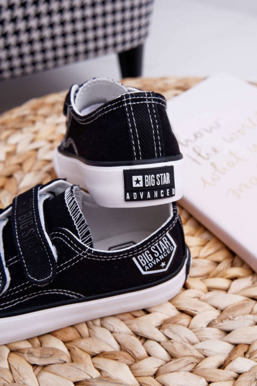 Vaikiški velcro sportbačiai Big Star FF374062 juodi