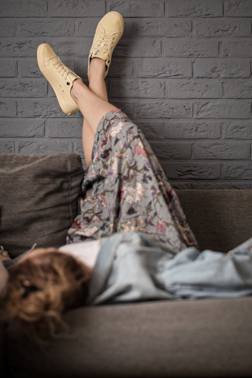 Moteriški žemi sportbačiai Big Star DD274441 geltoni