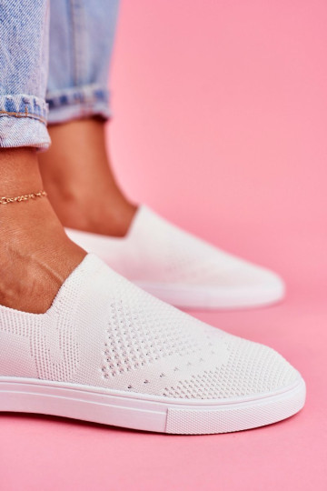 Moteriški užsegami teniso bateliai White Big Star FF274A608