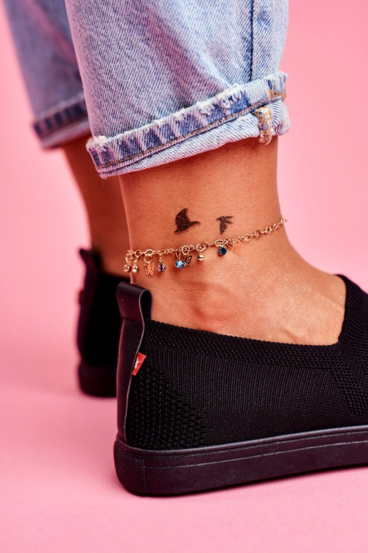 Moteriški užsegami teniso bateliai Black Big Star FF274A609