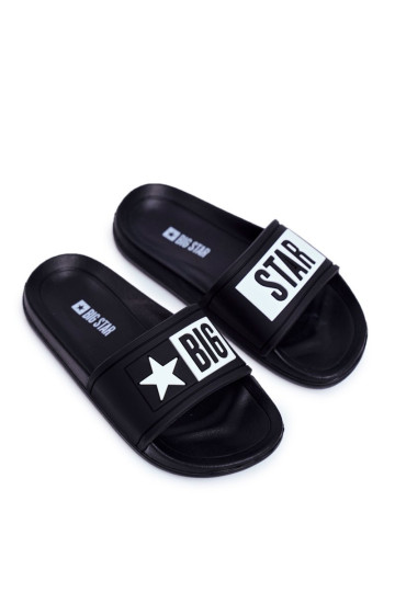 Big Star vaikiški šlepetės juodos DD374150