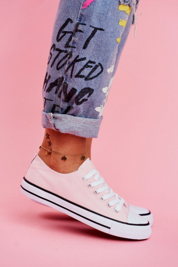 Moteriški klasikiniai sportbačiai Rožiniai Omerta