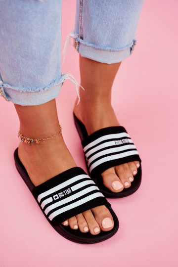 Moteriškos šlepetės Big Star FF274A353 juodos 2