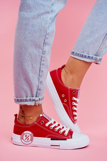 Moteriški sportbačiai Cross Jeans Red FF2R4074C