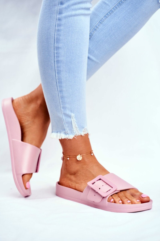 Moteriškos skaidrės Big Star Pink FF274A389