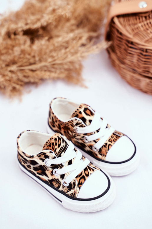 Vaikiški sportbačiai su leopardo raštu Camel Berni