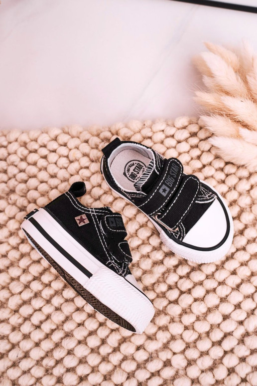 Vaikiški velcro sportbačiai BIG STAR HH374200 juodi