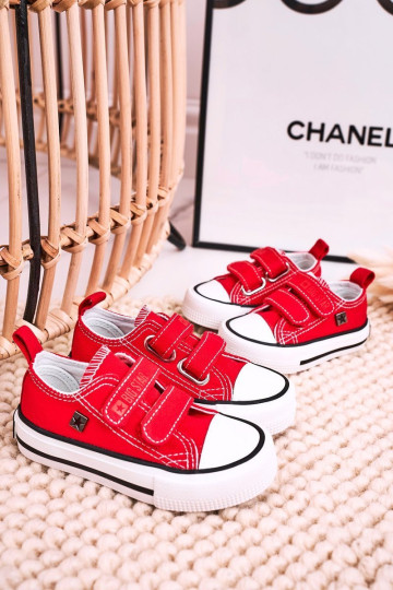 Vaikiški velcro sportbačiai BIG STAR HH374098 Raudoni 2