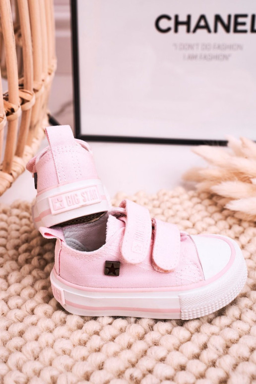 Vaikiški velcro sportbačiai BIG STAR HH374099 Rožiniai