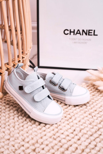 Vaikiški sportbačiai su lipdukais BIG STAR HH374100 Mėlyni