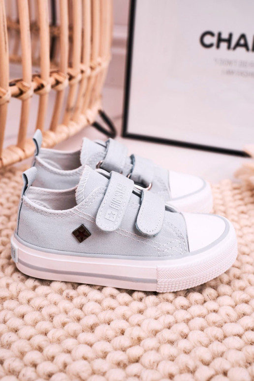 Vaikiški sportbačiai su lipdukais BIG STAR HH374100 Mėlyni