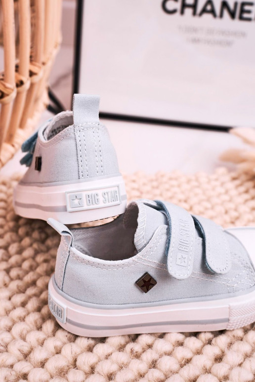 Vaikiški sportbačiai su lipdukais BIG STAR HH374100 Mėlyni