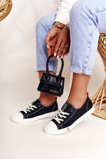 Moteriški sportbačiai Big Star FF274085 Juoda-raudona 2