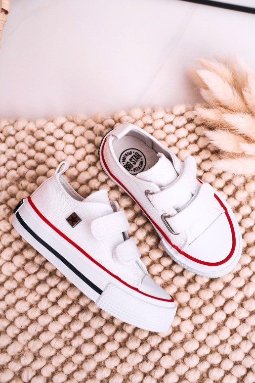 Vaikiški velcro sportbačiai BIG STAR HH374199 Balti