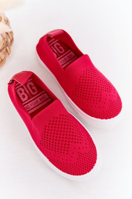 Vaikiški užsegami sportbačiai Big Star HH374102 Fuksija