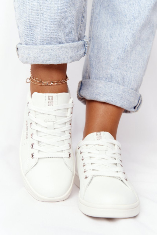 Moteriški odiniai sportbačiai BIG STAR DD274583 Baltas-varis