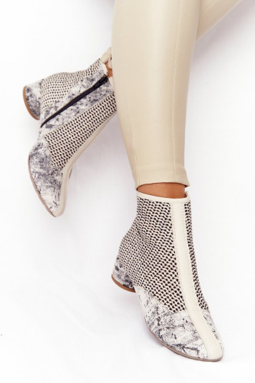 Pinti batai ant kulno Maciejka 04937-03 smėlio spalvos