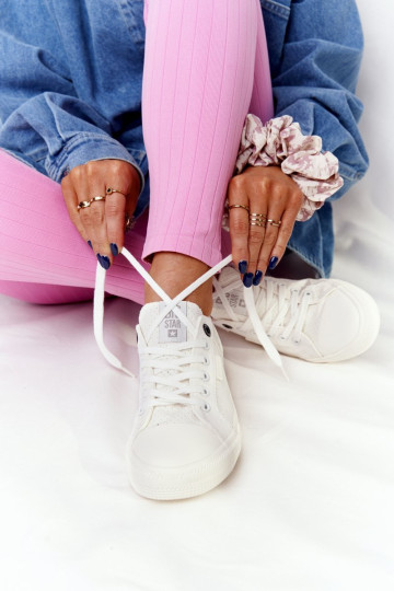 Moteriški sportbačiai BIG STAR HH274017 balti