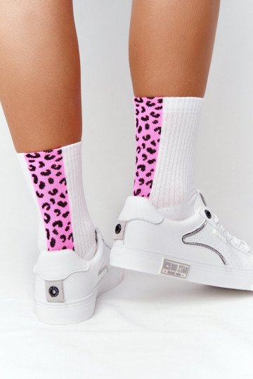 Moteriški odiniai sportbačiai BIG STAR HH274075 baltai sidabriniai