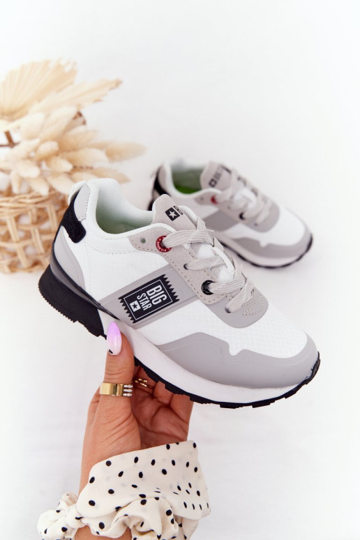 Vaikiški sportiniai bateliai Memory Foam Big Star HH374168 Balta