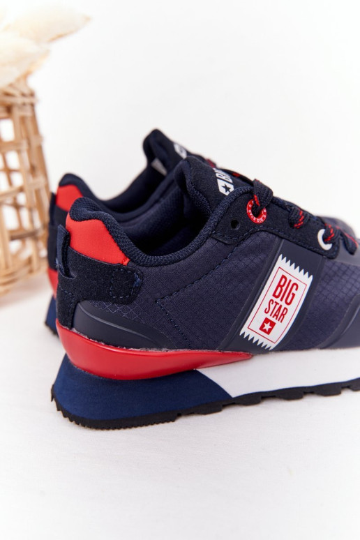 Vaikiški sportiniai bateliai Memory Foam Big Star HH374171 tamsiai mėlyni