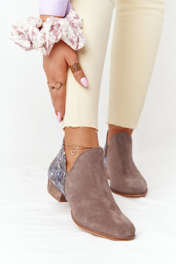 Moteriški odiniai batai Maciejka tamsiai smėlio spalvos 04091-65 2