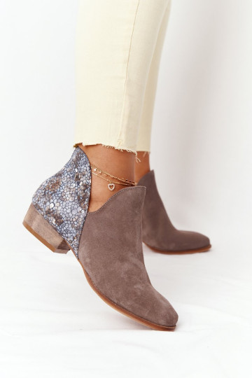 Moteriški odiniai batai Maciejka tamsiai smėlio spalvos 04091-65