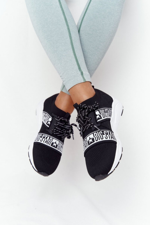 Moteriški sportbačiai Memory Foam Big Star HH274359 juodi