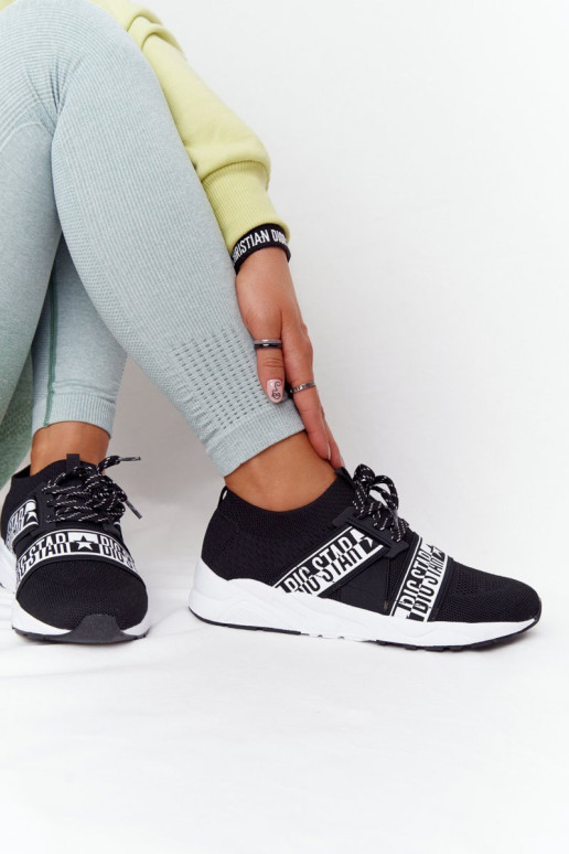 Moteriški sportbačiai Memory Foam Big Star HH274359 juodi