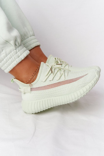 Moteriški sportiniai bateliai Šviesiai žalios spalvos Nuostabūs