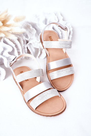 Vaikiški blizgūs sandalai 2