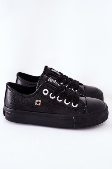 Vaikiški odiniai sportbačiai BIG STAR FF374304 Juodi 2