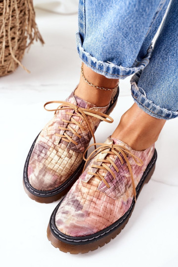 Moteriški odiniai Brogues Oxfords Maciejka 04087-46 Daugiaspalviai