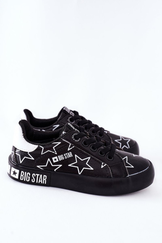 Vaikiški odiniai sportbačiai BIG STAR II374002 Juodi
