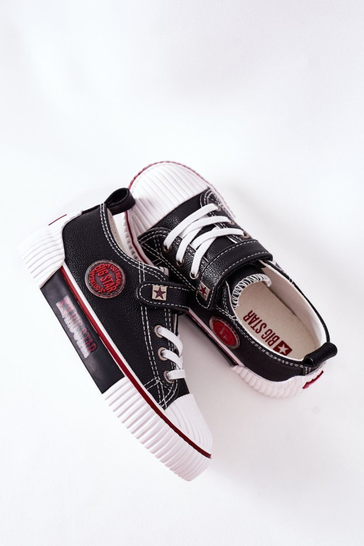 Vaikiški odiniai sportbačiai BIG STAR II374042 Juodi