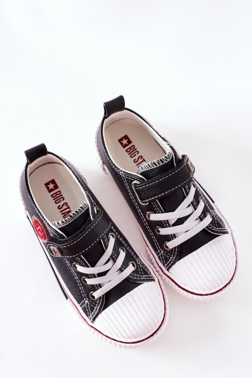 Vaikiški odiniai sportbačiai BIG STAR II374042 Juodi