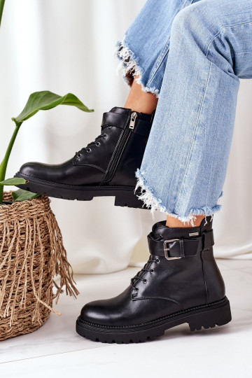 Izoliuoti batai Cross Jeans EE2R4086C Juodi